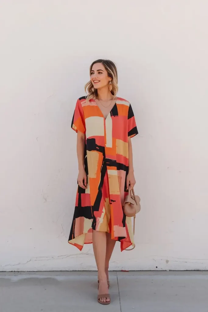 A Bold Printed Dress That Does All the Work