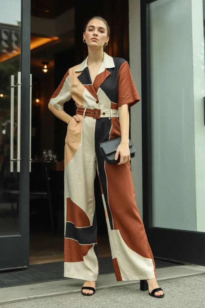 A Bold Printed Jumpsuit for Maximum Impact