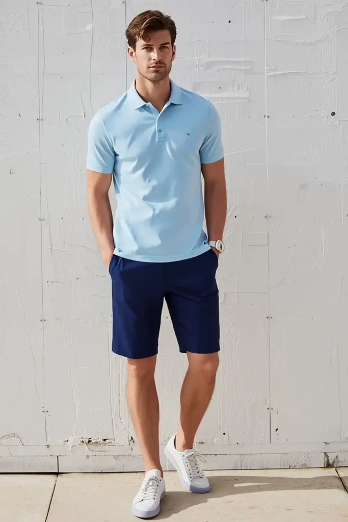 A Fresh Take on the Polo Shirt and Shorts