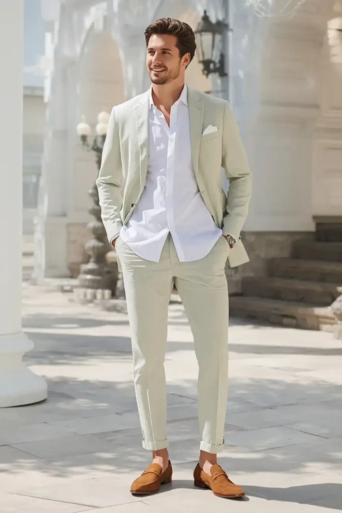 A Light Summer Suit for Warm Weather Events