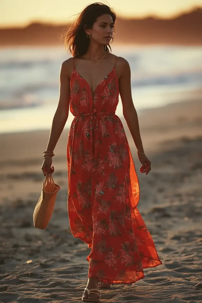A Maxi Dress That Transitions From Beach to Bar