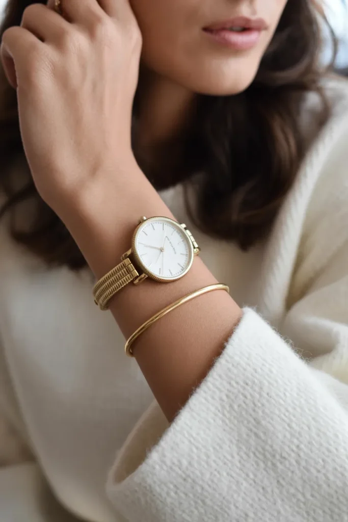 A Minimal Gold Watch and Simple Jewelry Philosophy