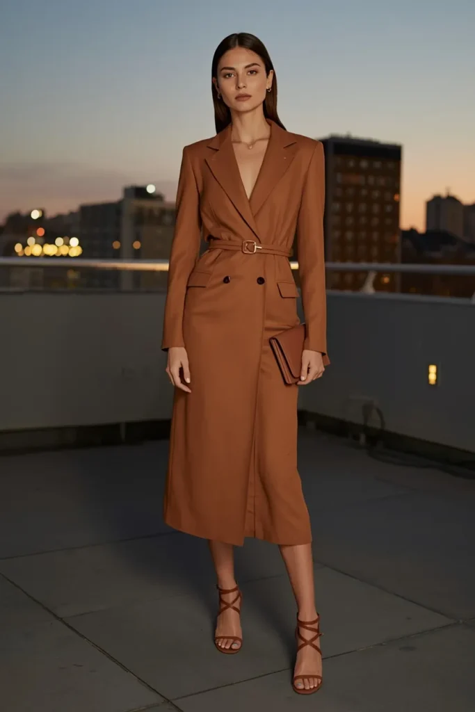 A Structured Blazer Dress for Elevated Casual