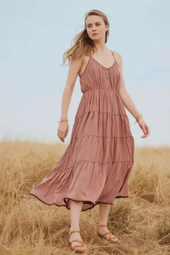 A Tiered Boho Dress That Moves Beautifully