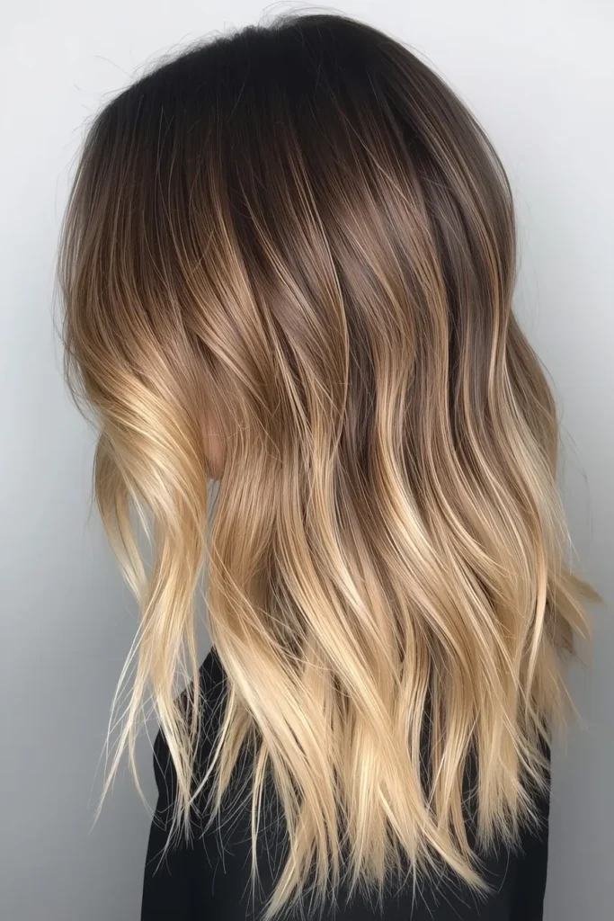 Balayage Ombre Blend for a Seamless Natural Transition