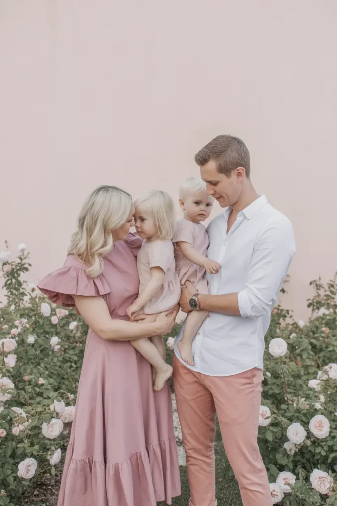 Blush Pink and Dusty Rose for a Soft, Romantic Feel