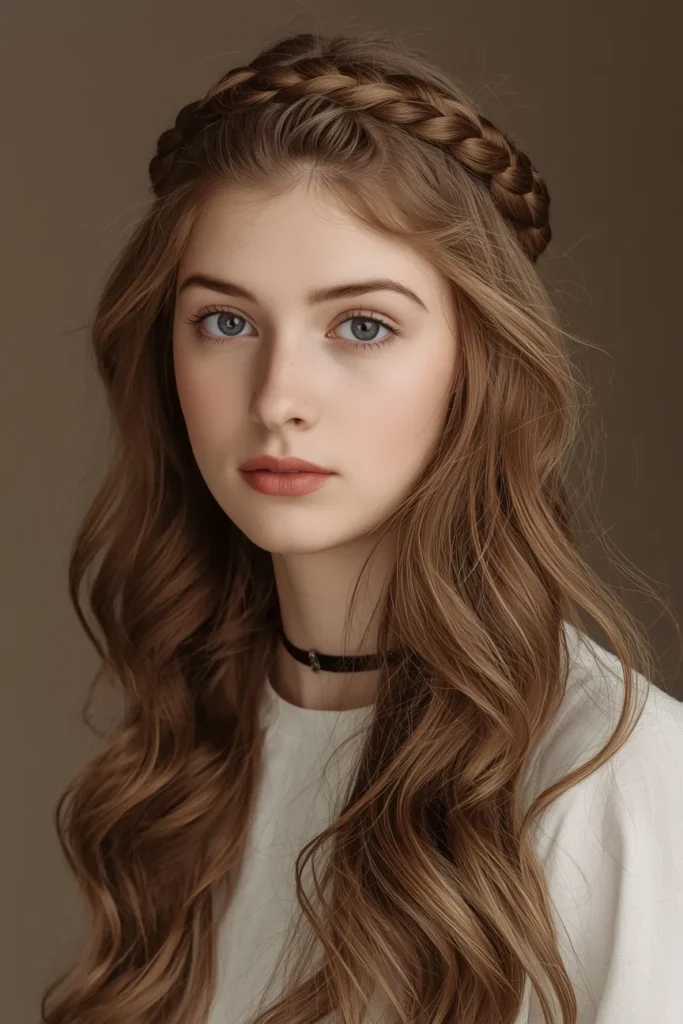 Braided Headband Hairstyle