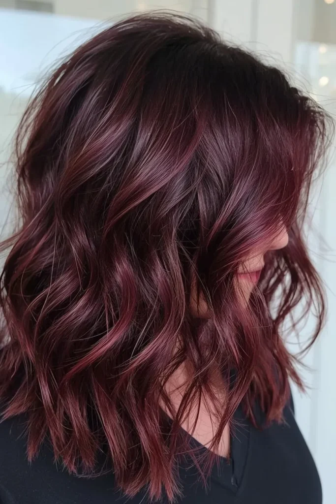 Burgundy Balayage