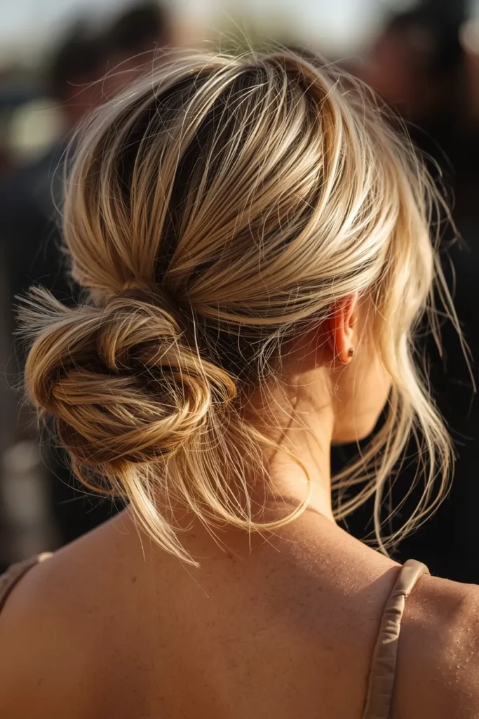 Buttery Blonde Lived-In Roots for Effortless Maintenance