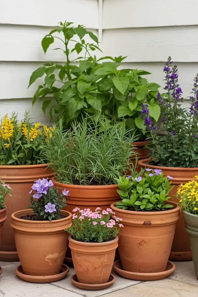 Choose Lightweight Terracotta for Easy Rearrangement