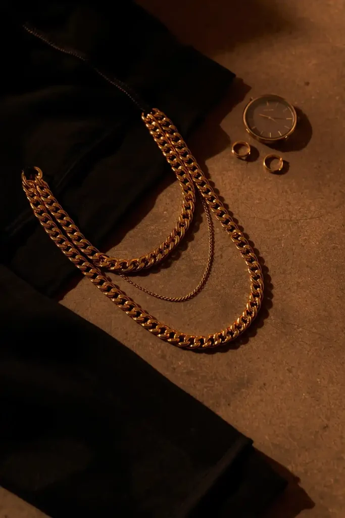 Chunky Gold Chains That Command the Room