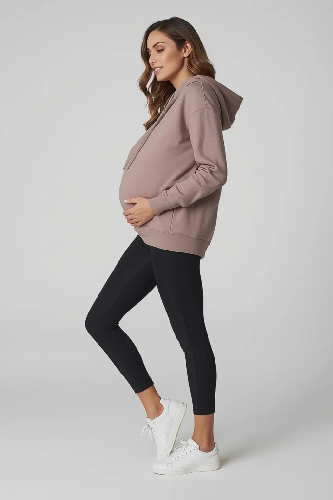 Cozy Hoodie with Stretch Leggings