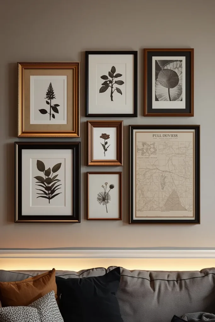Create a Gallery Wall With Thrifted and Printed Art