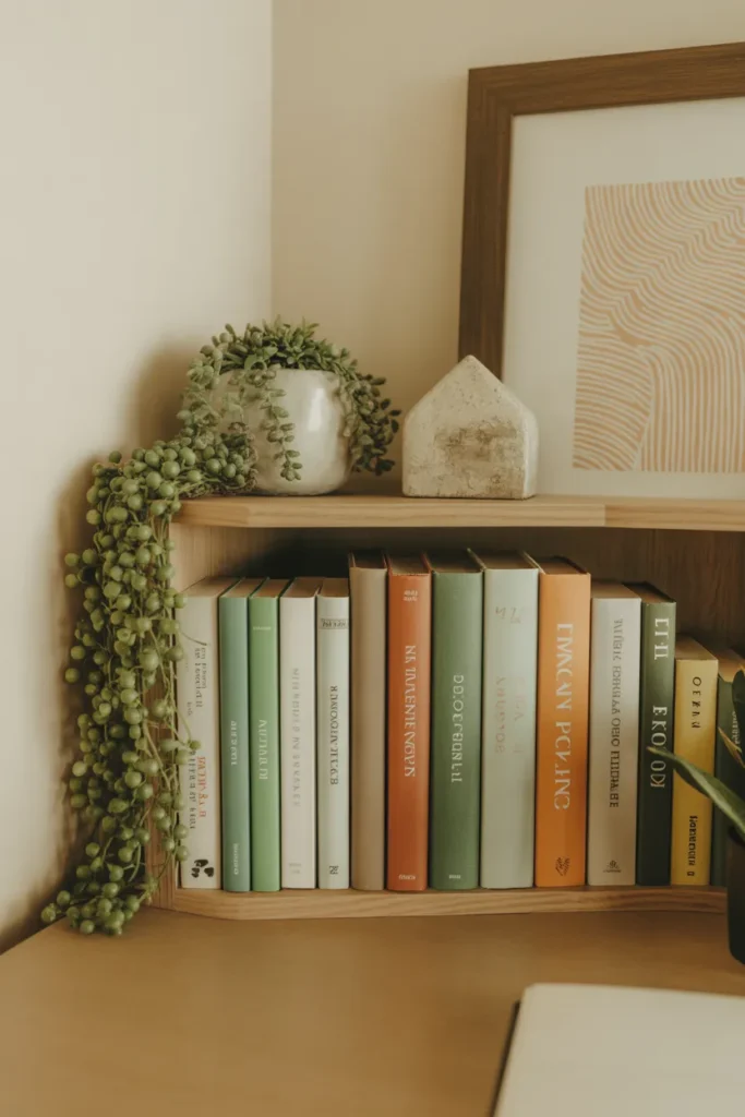 Curate a Mini Bookshelf or Reading Corner