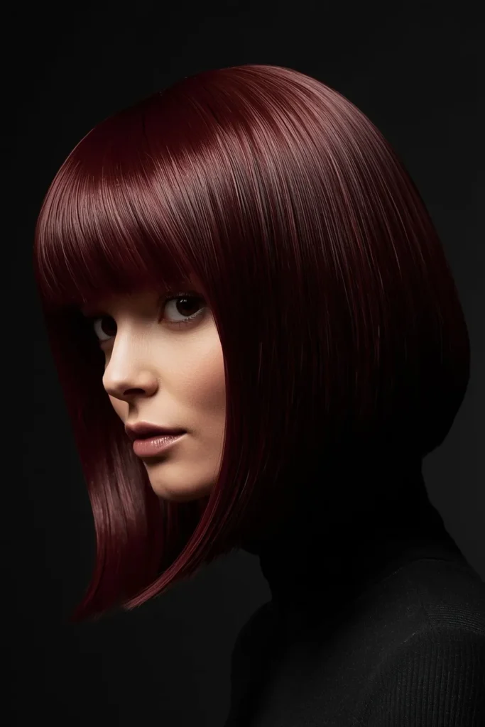 Deep Mahogany Red for a Bold and Sophisticated Statement