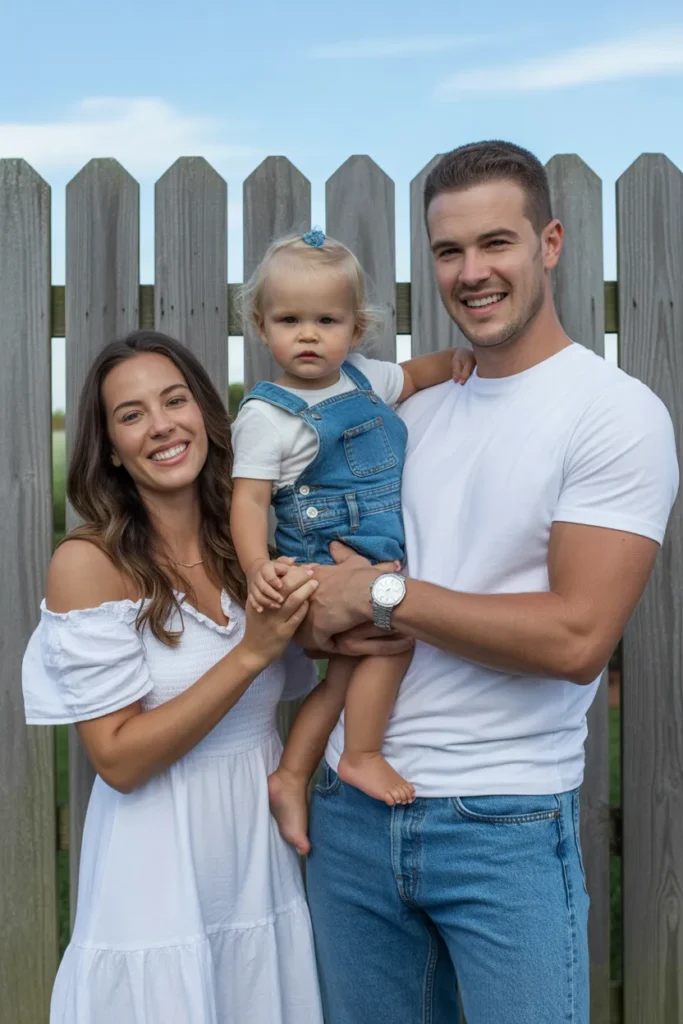 Denim and White for a Classic American Summer Feel