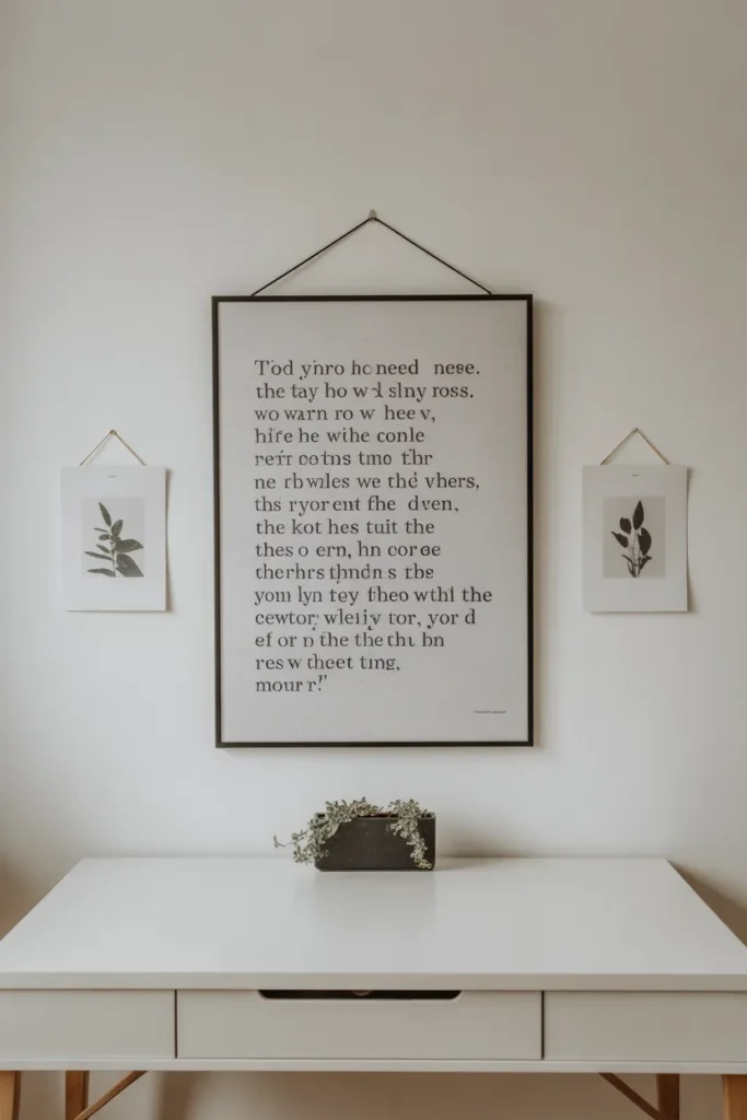 Display Inspirational Quotes With Intention