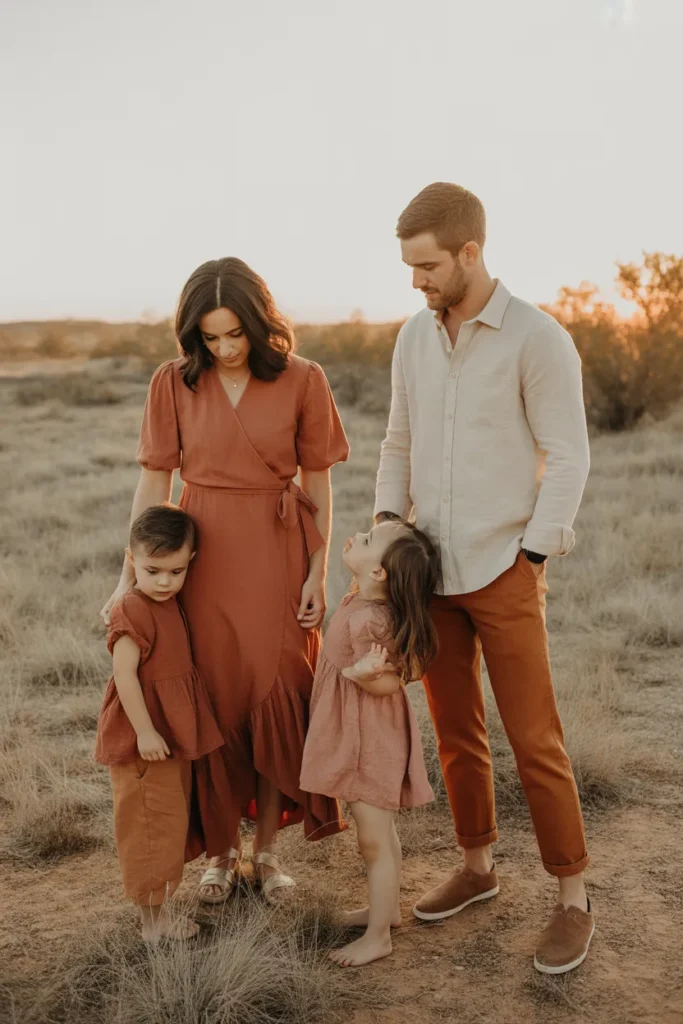 Earthy Terracotta and Rust Tones