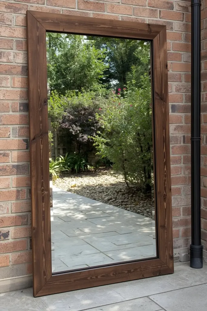 Embrace Mirrors to Double the Visual Space