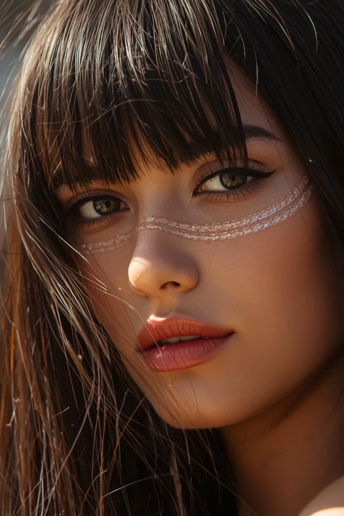 Face-Framing Highlights That Transform Long Hair