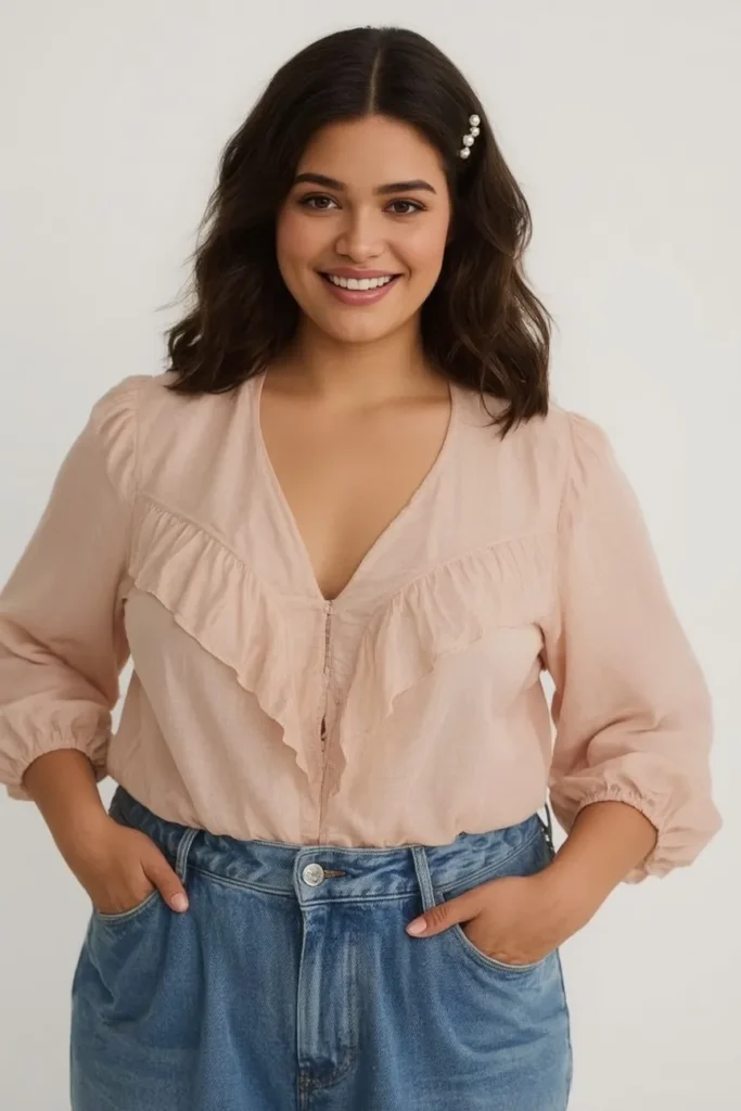 Feminine Ruffled Blouses