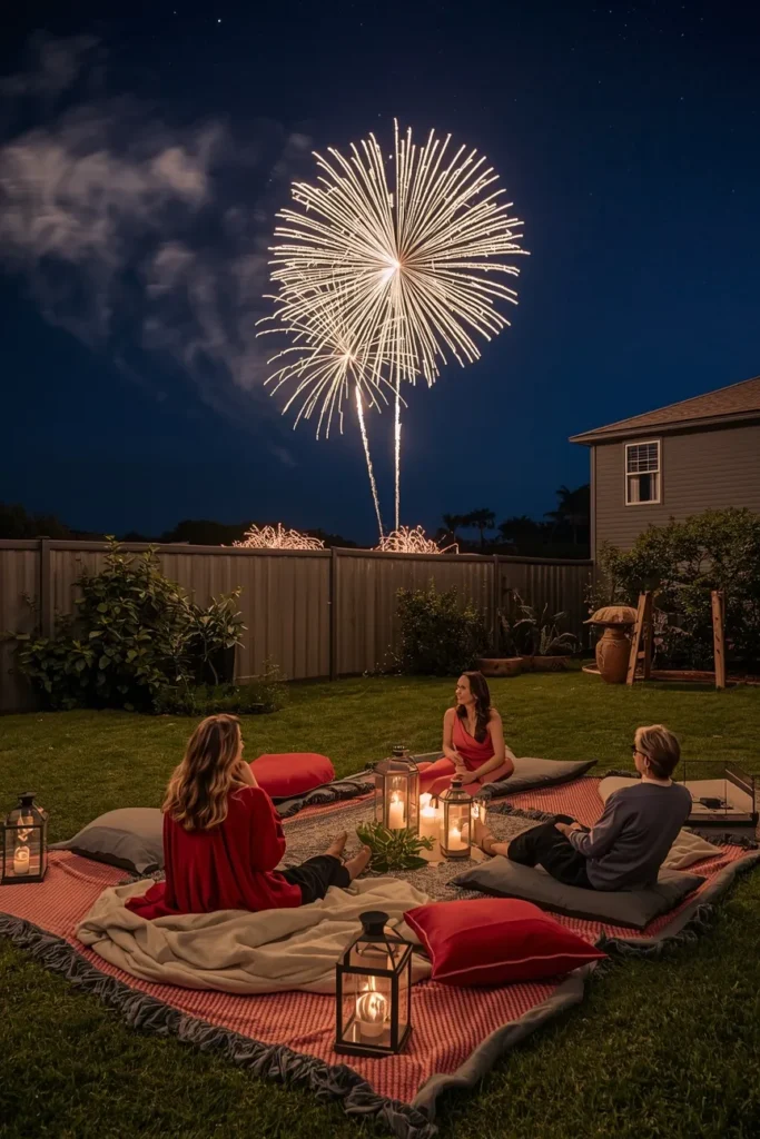 Firework Watching Lounge Area