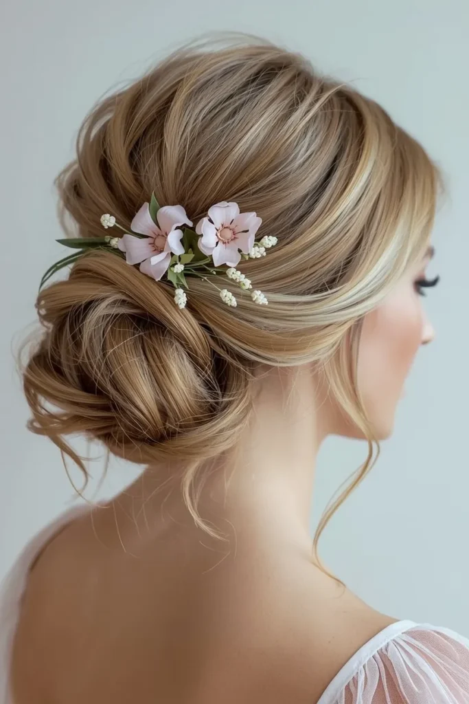 Floral Accessorized Updo
