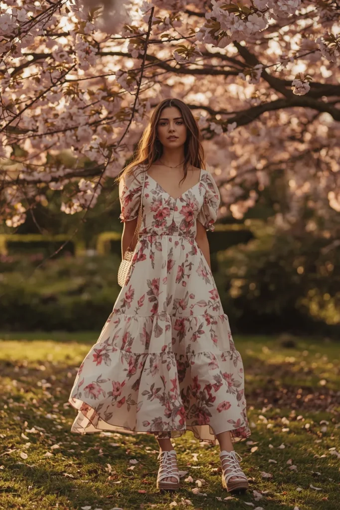Floral Print Midi Dresses for a Fresh Start