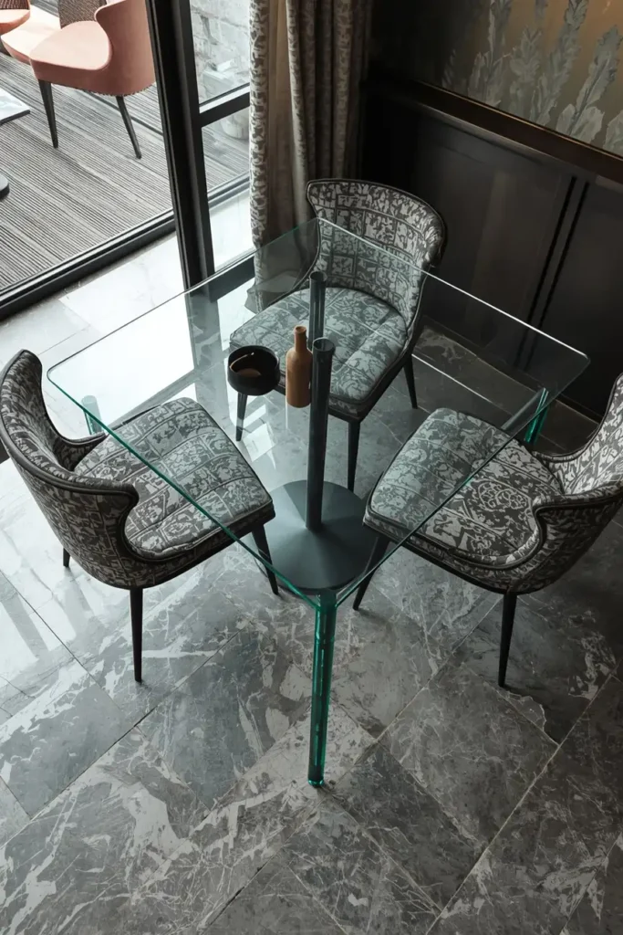 Incorporate Reflective Surfaces and Glass