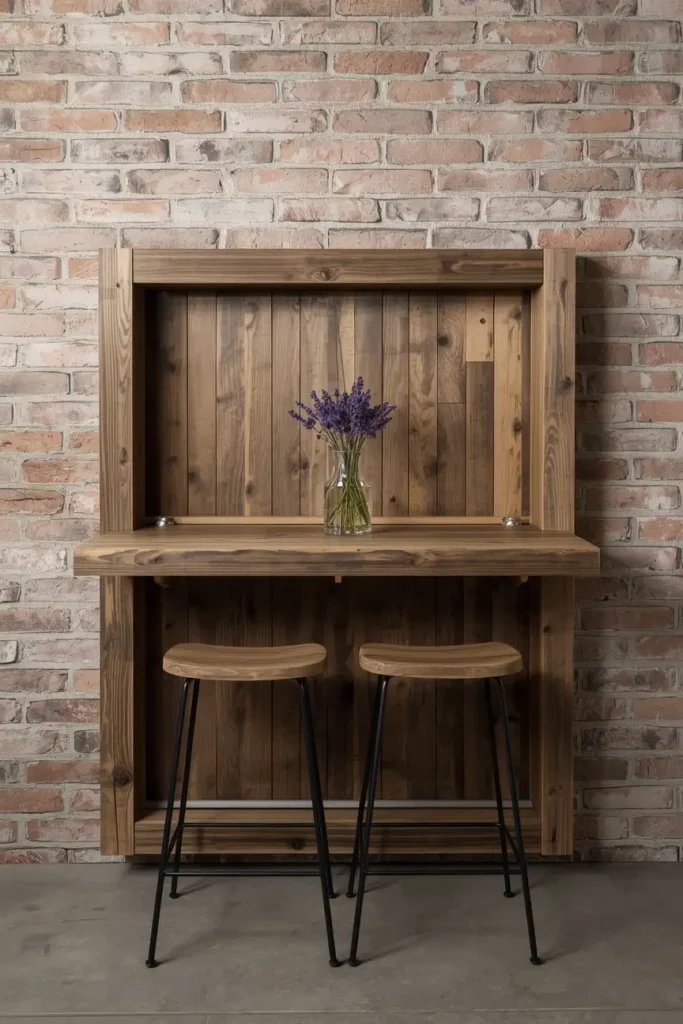 Install a Wall Mounted Bar for Flexible Dining