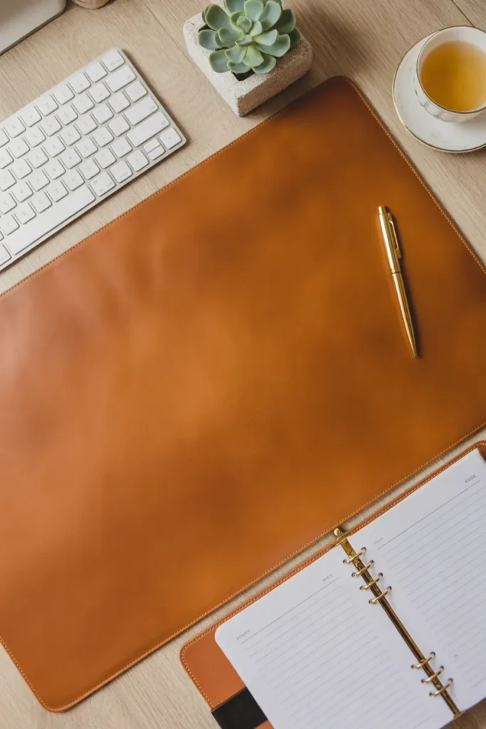 Invest in a Desk Mat That Doubles as Decor