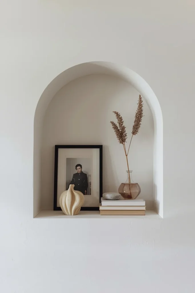 Keep It Personal With a Curated Shelf or Vignette
