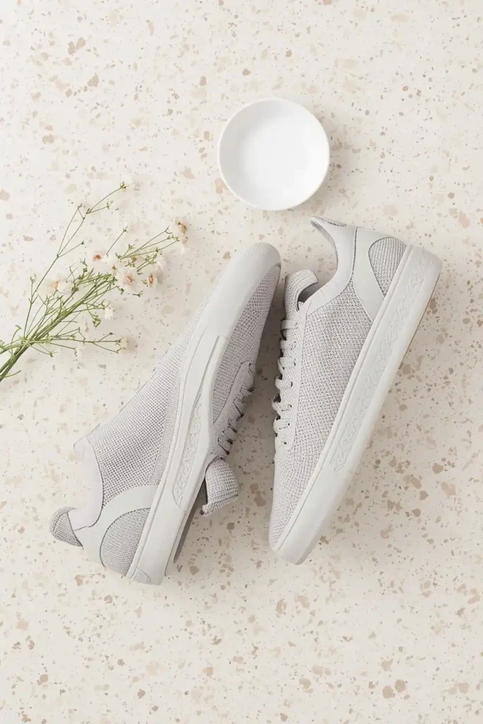 Knit Sneakers With Zero-Drop Footbeds