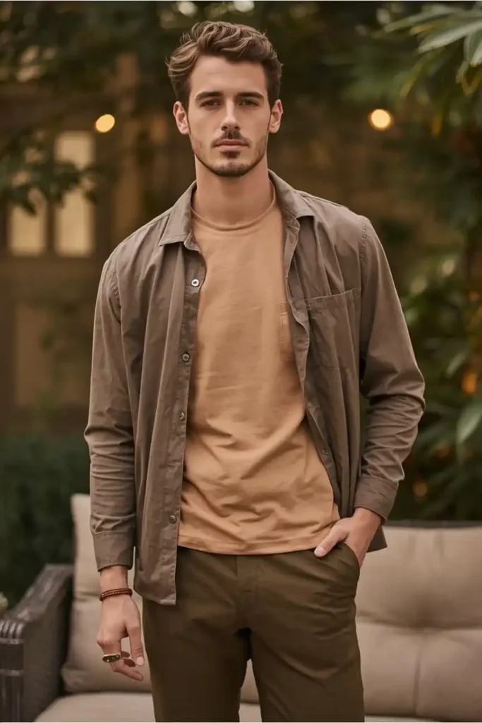 Lightweight Overshirt as a Summer Layer