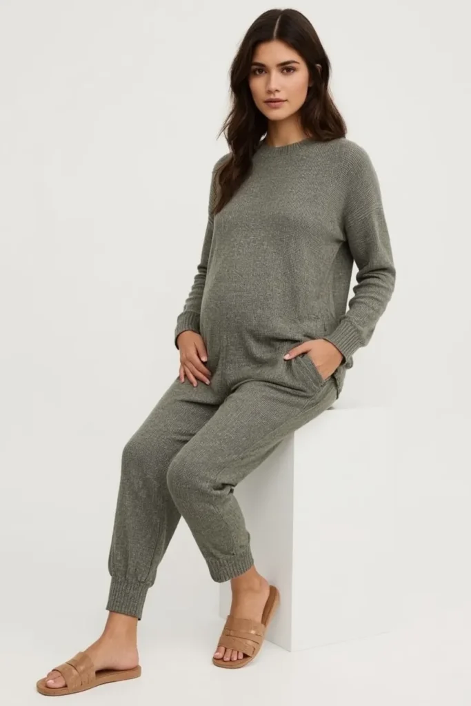 Matching Knit Lounge Set