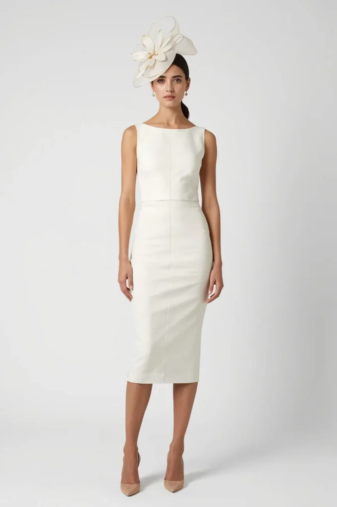 Modern Minimalist Race Day Outfit