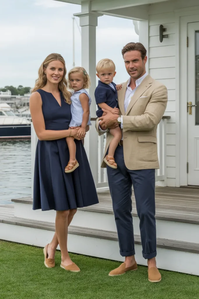 Navy and Tan for a Polished