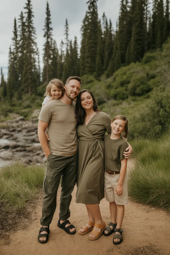 Olive Green and Khaki for an Adventurous, Outdoorsy Vibe