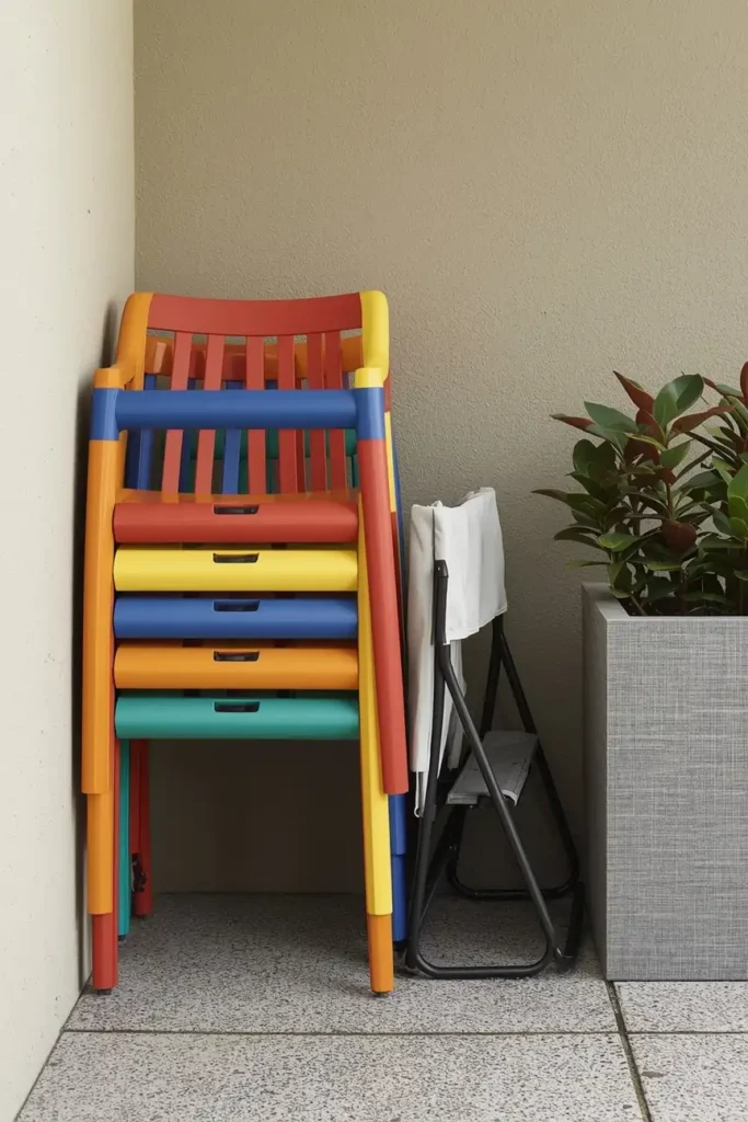 Opt for Stackable or Foldable Seating