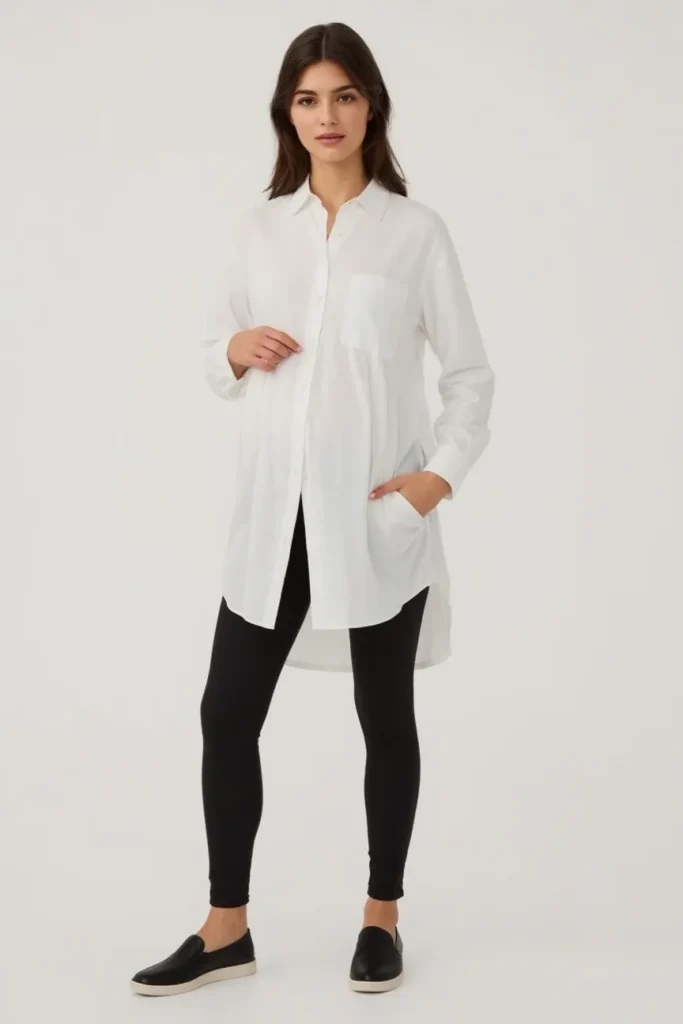 Oversized Shirt with Leggings
