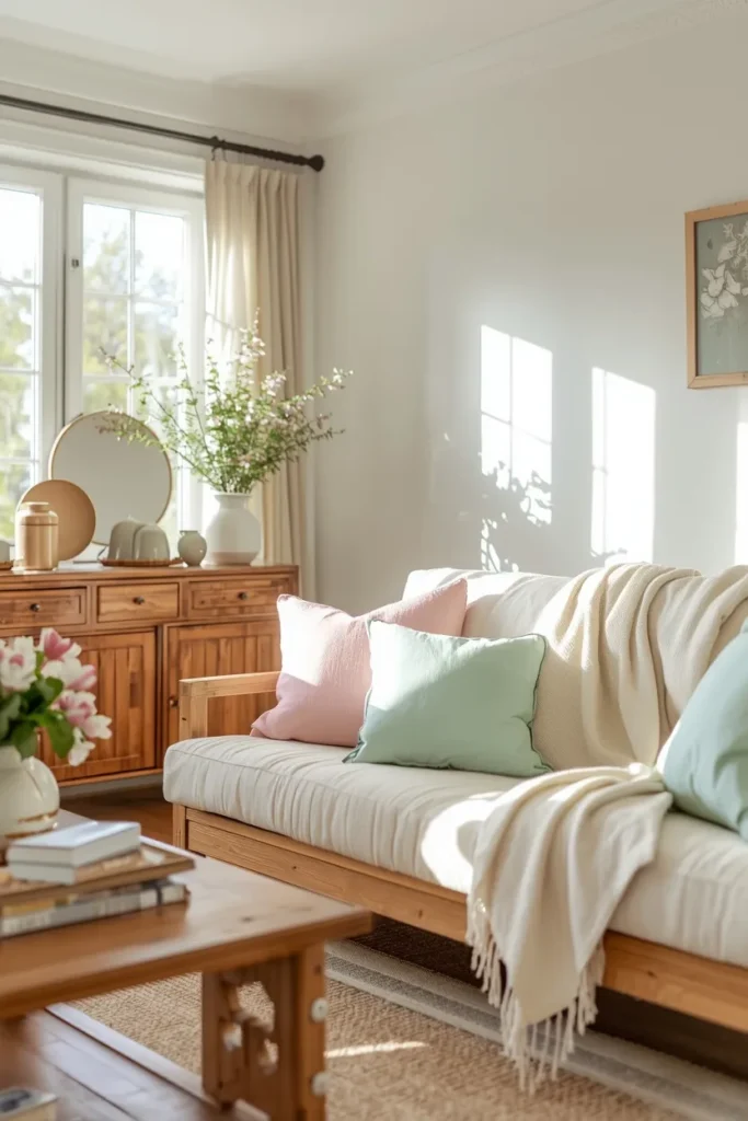 Pastel Accents to Brighten Your Living Space