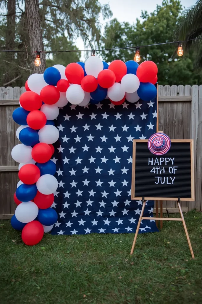 Patriotic Photo Booth Corner
