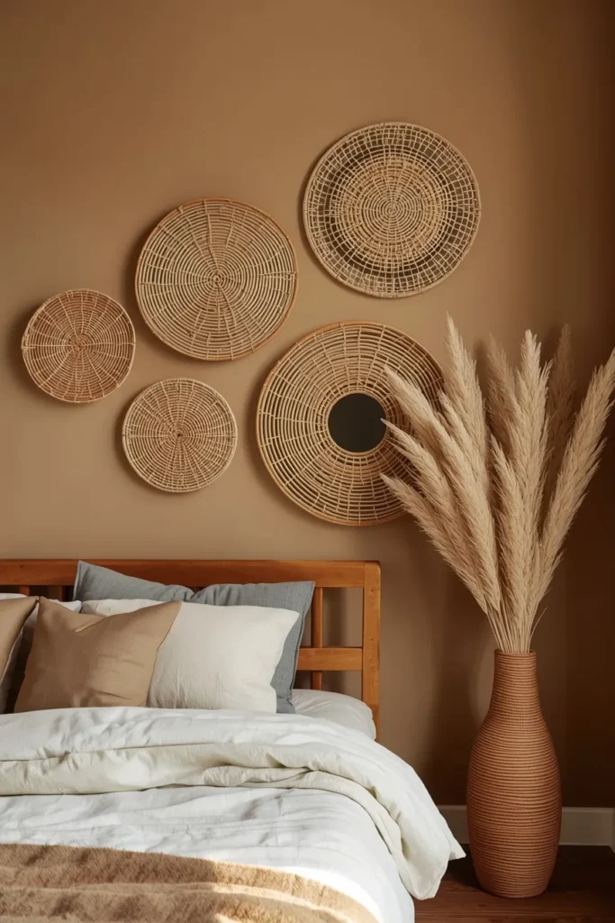 Rattan and Wicker Wall Accents