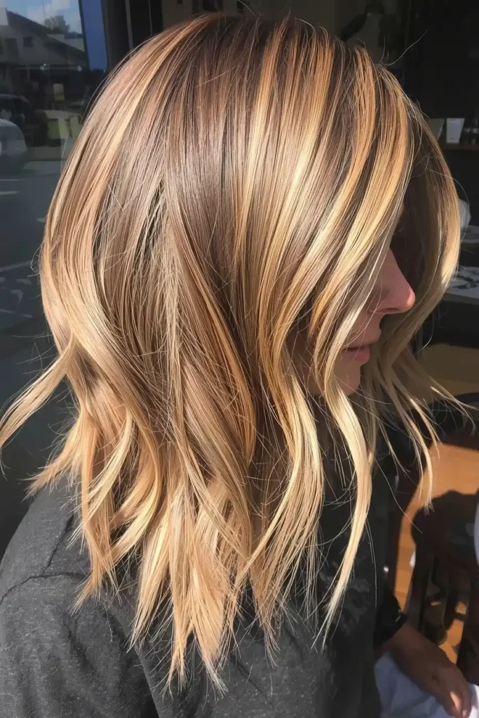 Shag Haircut with Subtle Highlights for Dimension