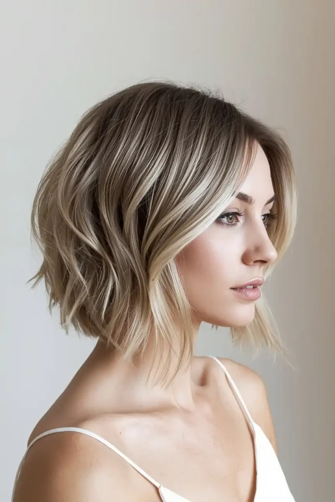 Shag Haircut with Subtle Layers for Minimalists