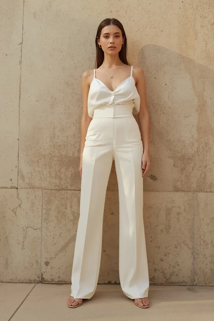 Sheer Overlay Blouses Worn Over Simple Bralettes