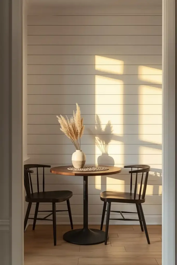 Shiplap Wallpaper on One Accent Wall