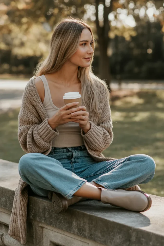 Soft Knit Layers for Transitional Days