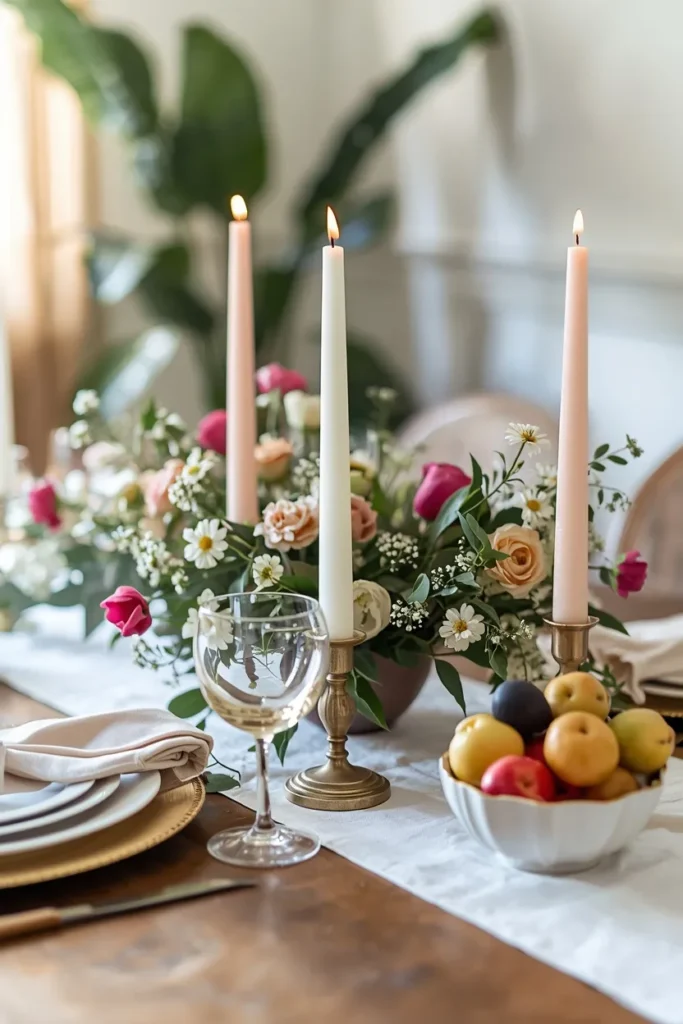 Spring-Themed Table Centerpieces