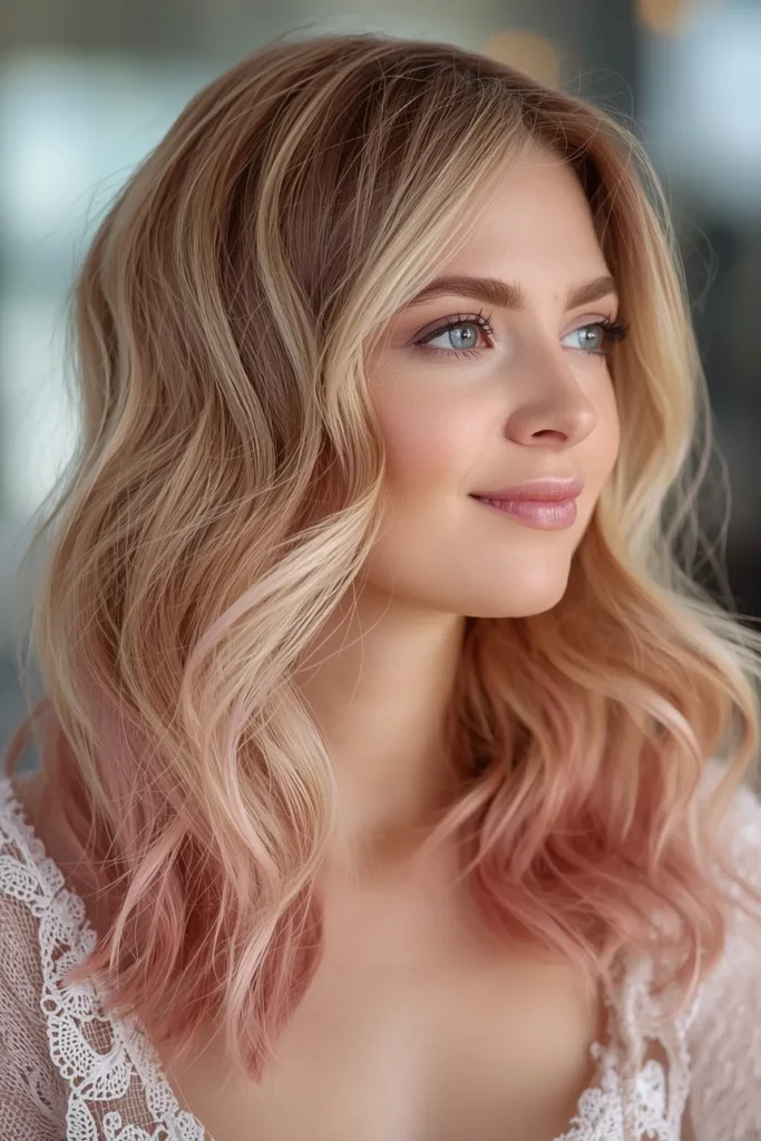 Strawberry Blonde Ombre for a Sweet Subtle Shift